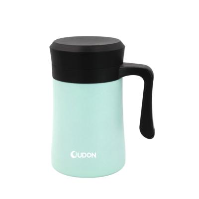 China Wholesale Modern Stainless Steel Travel Mug With Handle Insulated Travel Coffee Mug for sale