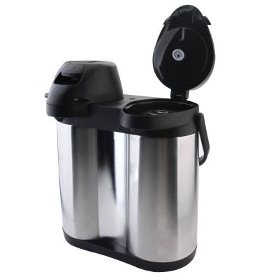 China Business 1.9L each body stainless steel thermos pump twin vacuum airpot for sale