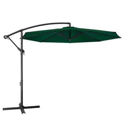 China Modern quality aluminum+steel+polyester factory main product fine green freepole market umbrella for sale