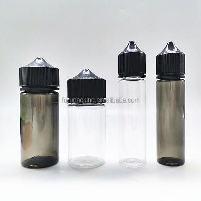 China Custom empty flat plastic medicine cbd oil PET V3 flavor squeezed 10ml 30ml 60ml 70ml 100ml 120ml vape bottle e liquid bottle for sale