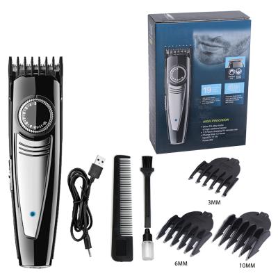 China Household hair trimmer electric hair trimmer usefu hairdresser trimmer ABS material black color for sale