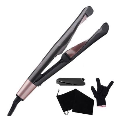 China New Arrival Wholesale 2 Ceramic Flat Iron High Temperature Protection 1 Hair Straightener Curling Irons for sale