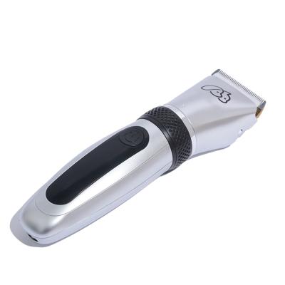 China New Rechargeable Dogs Pet Hair Cutter Electronic Pet Grooming Clipper for sale