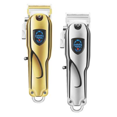 China Electric Adjustable Blades Men's Car Clippers Rechargeable LCD Display Professional LED Clippers for sale