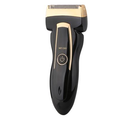 China Kemei KM-858 Twin Blade Electric Shaver 2 Waterproof Rechargeable Head Swapping Razor With Quiet Sound For Men Wholesale for sale