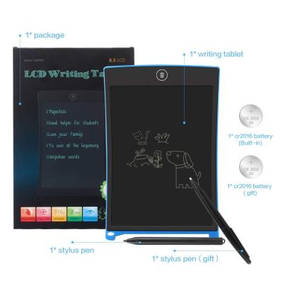 China 2019 Hot Self Adhesive Portable LCD Writing Tablet 8.5 Inch Writing Board Digital Drawing Tablet for sale