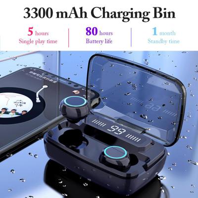 China 2021 M11 TWS 5.0 In-Ear Charging Headphones 2000mah Box Earbuds Inear Earphone M11 for sale