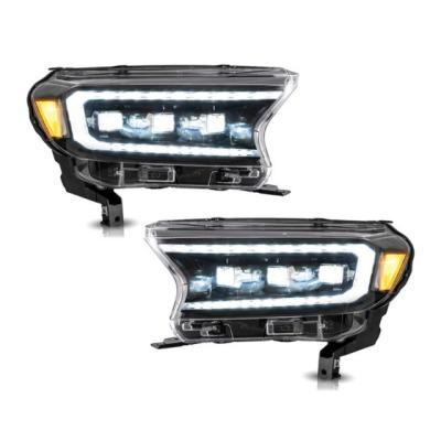 China 2015 to present High quality Modified car lights are suitable for 2015 to present Ford Ranger pickup truck LED headlight assembly for sale