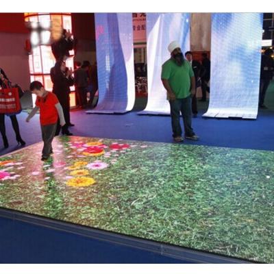 China P6.25 Outdoor Full Color Outdoor Interactive Led Floor Display Dance Floor Waterproof Led Screen for sale