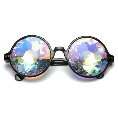 China Fashion Sunglasses Mosaic Glass Night Performance Suits Match Party Ball Dress Up Cool Sunglasses for sale