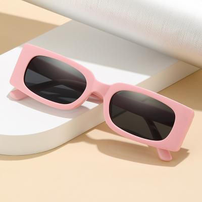 China Net IRS candy color red sunglasses simple small fashion sunglasses square frame for fashion ladies and women for sale