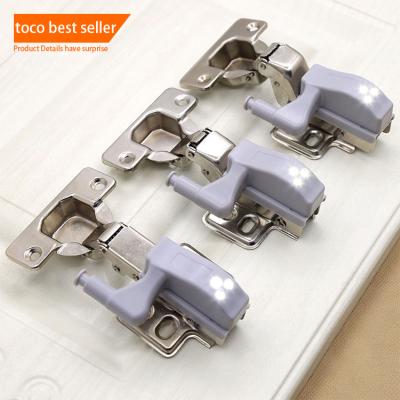 China Toco Furniture Hardware Brushed Ss Soft Closing Bathroom Cabinet Door Hinges for sale