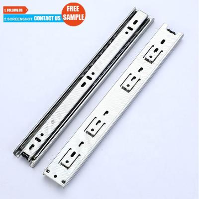 China TOCO Hot Sale 35mm Blue Zinc Plated Ball Bearing Drawer Slide for Furniture Drawer for sale