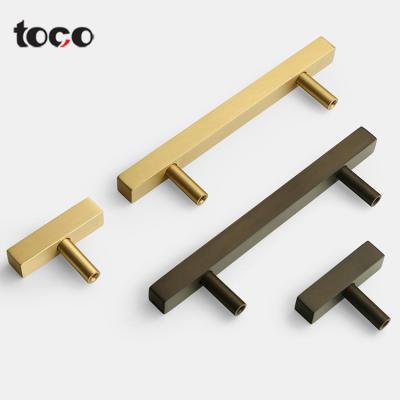 China toco stainless steel square cabinet handles t bar square cabinet handle colors cabinet handle finishes for sale