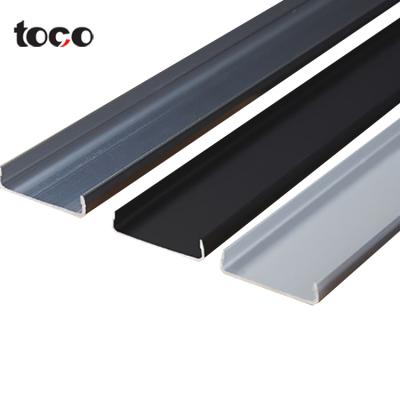 China TOCO Shape Pvc Edge Tape Kitchen Cabinet Molding Table Cover Trim U Shaped Edging Banding for sale