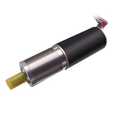 China High Strength Brushless DC Gear Motor 12V 24mm 1500mNm 6.0RPM Geared Brushless Motor for sale