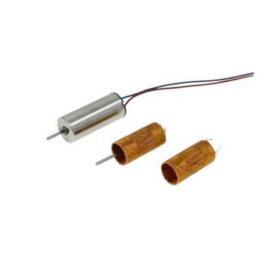 China Lightweight Brushed DC Motor 8mm 0.3mNm 8620rpm 12V Brushed DC Electric Motor for sale