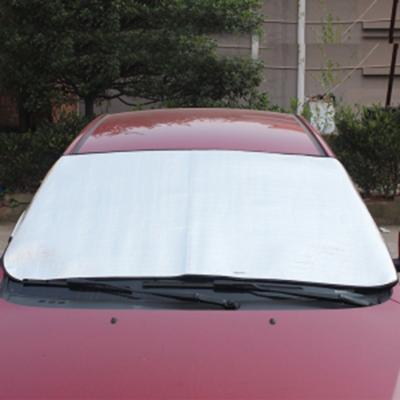 China Sports Car Snow Shield Snow Shield Front Windshield Sun Protection Heat Shield Sunshield Printed Logo for sale