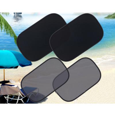 China Breathable Sunscreen Mesh Car Roof Color Mesh Car Static Cling Sunshade Side Sun Shade Universal Car Sunroof Glass Sunshade for sale