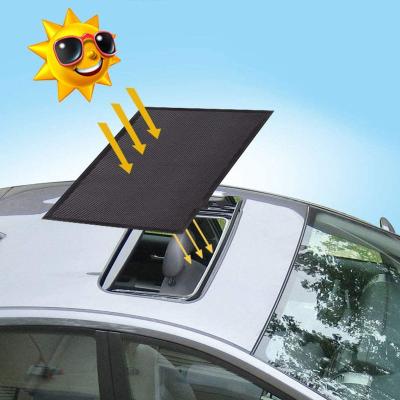 China Magnetic Sunroof Sunshade Breathable Sports Car Mesh Car Roof Cover For Overnight Camping Sun UV Protection Parking While Traveling for sale