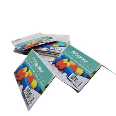 China Waterproof Custom Paper Label Folded Bag Header Card Lucky Label Paper Packaging Card for sale