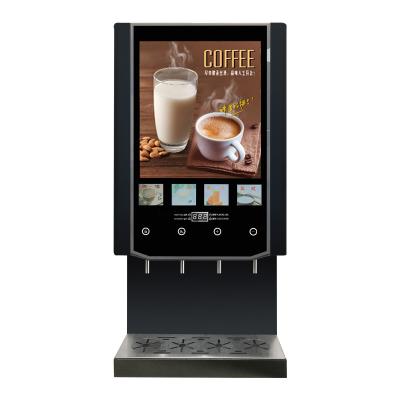 China Automatic best selling business four-equipment instant coffee tea machine for commercial restaurant and grocery store for sale