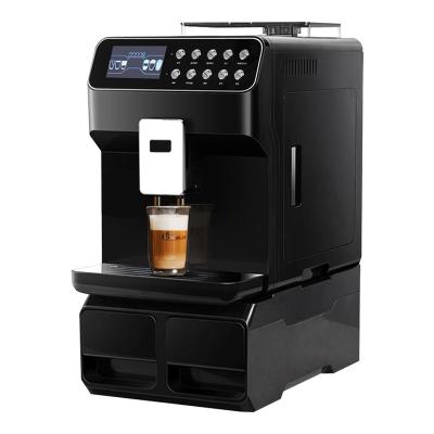 China Eco-friendly cost-effective full-automatic grinder coffee machine with multi-function for office restaurant and home outlet for sale