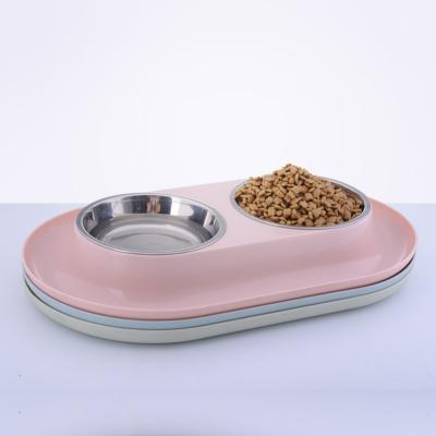 China Pet Bowls Pet Bowls Round Pet Bowls Durable Metal Viable Durable Shiny Easy To Wash for sale