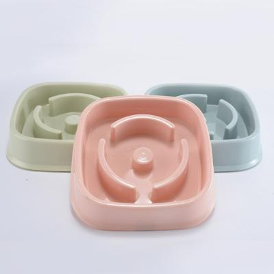 China Modern Small Viable Square Pet Activity Bowl Pet Activity Dog Bowl Cat Pet Food Bowl for sale