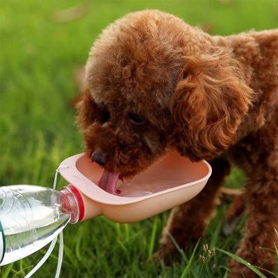 China Viable Outdoor Portable Travel Dog Water Fan Pet Water Bottle Drinking Fountain Pet for sale