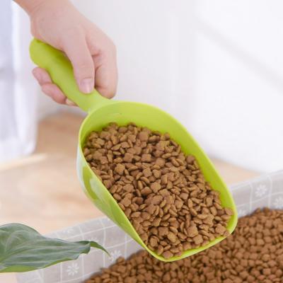 China Large Blue Pet Food Scoop Viable Pet Food Scoop With Measuring Pet Food Scoop High Quality for sale