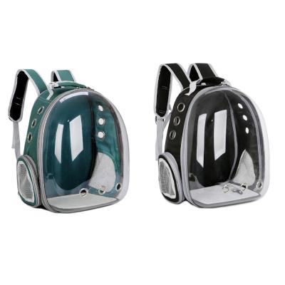 China 2021 Fashionable Transparent Breathable Pet Carrier Shoulder Bag Pet Bag Carrier Backpack Carriers for sale