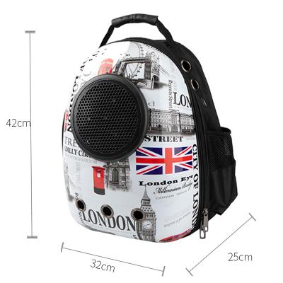 China 2021 Breathable New Design Pet Cages Carriers Houses Pet Backpack Capsule Pet Bag Luxury Cat Backpack for sale