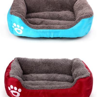 China Amazon Breathable Hot Sale Thickened Plush Mat Pet Mattress Easy To Clean Bite Resistant Dog And Cat Bed Pet Sofa Bed for sale