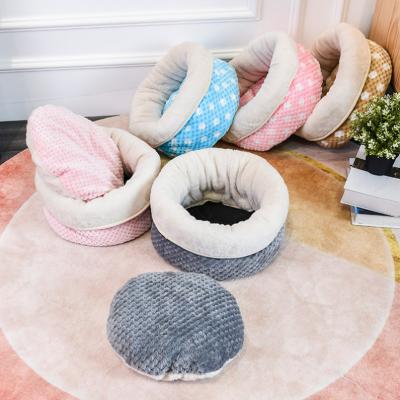 China Wholesale Washable Luxury Pet Cat Dog Beds Bestselling Breathable Fluffy Pet Bed Large Bed for sale