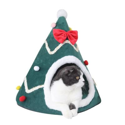 China Breathable Christmas Gifts For Pets Christmas Halloween Pet Beds Luxury Pet Sleeping Bed for sale