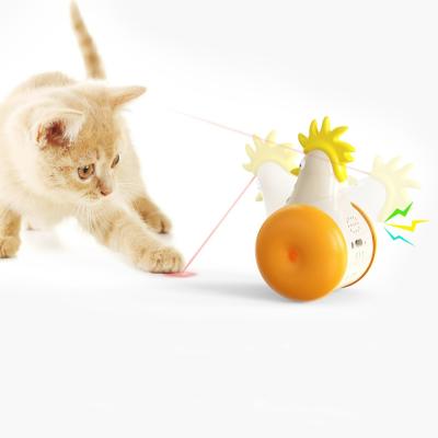 China Chicken Shape Design Electron Cat Toy Christmas Cat Toys Laser Viable Laser Toy for sale