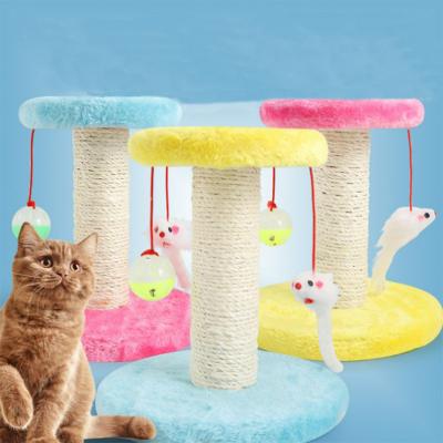 China Natural Viable Cat Trees Toy Ball Scratcher Cat Tree Cat Tree Basket for sale