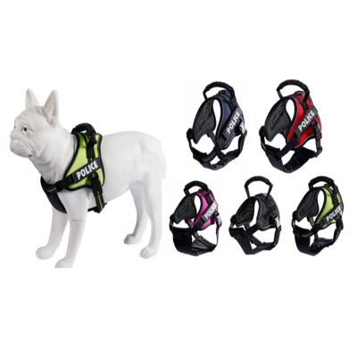 China 2021 Adjustable Belt Easy Soft Padded Control Handle Pet Vest Service Dog Harness Sustainable for sale