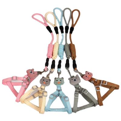 China Wholesale Adjustable Padded Nylon Flasher Dog Thoughtful Cute Animal Harness for sale