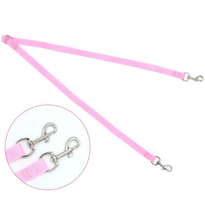 China Two-End Padded Wholesale Nylon Leash For Two Dogs At A Time Nylon Leash For Two Dogs for sale