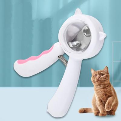 China Easy-to-use Dog Pet Nail Scissors Trimmers&Blades Cat Shape Design Cat And Amazon Hot Selling Viable Pet Splatter Proof Nail for sale