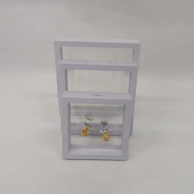 China Attractive Custom Jewelry Packaging Film Protective Ring File Storage Box Hanging Display Hanger Plastic Container Packaging Boxes for sale