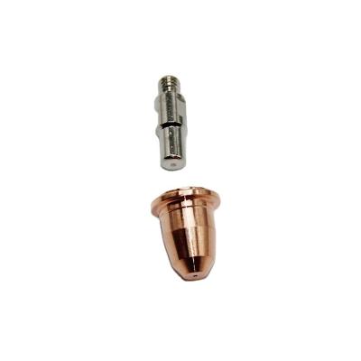 China Plasma Consumables HUARUI Plasma Consumables Copper Plasma Cutting Standard and Extended Electrode PR0106 Nozzle Plasma Cutting Spare Parts for S45 for sale