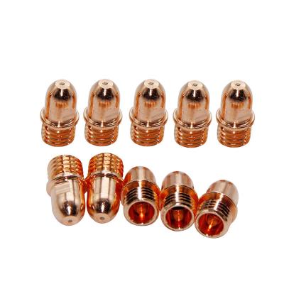 China Plasma Consumables HUARUI Plasma Cutter Electrode And Nozzle Copper Plasma Cutting Spare Parts For CP150 for sale