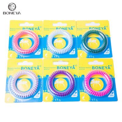 China Viable hot spiral bracelet of telephone line insect repellent for sale