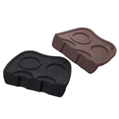 China Viable factory direct coffee pressed non-slip powder mat non-slip tamper mat coffee silicone mat for sale