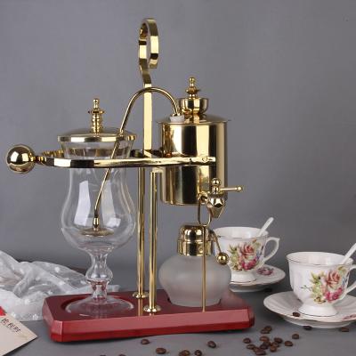 China Sustainable Luxury Belgium Royal Family Balance Siphon Coffee Maker With Siphon Brewer for sale