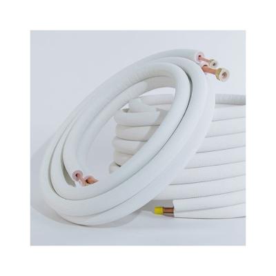 China Air Condition Or Refrigerator 1/4+3/8 Pancake Coil Air Conditioner Insulated Copper Pipe Fittings for sale