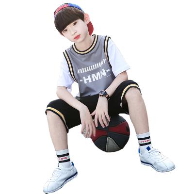 China 2021 Wholesale Summer Casual Kids Teams Boy Clothing Sets T-shirt And Short Pants 2PCS Sets Boy Sports Clothes for sale